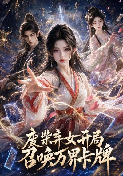 廢柴棄女開局召喚萬界卡牌 短劇封面
