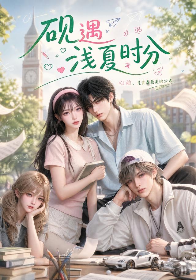 硯遇淺夏時分 短劇封面
