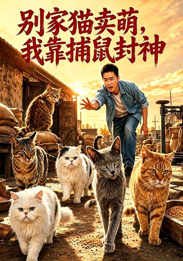 別家貓賣萌，我靠捕鼠封神 短劇封面