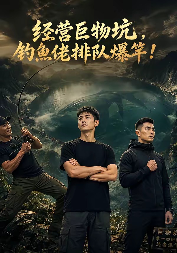 經營巨物坑，釣魚佬排隊爆竿 短劇封面