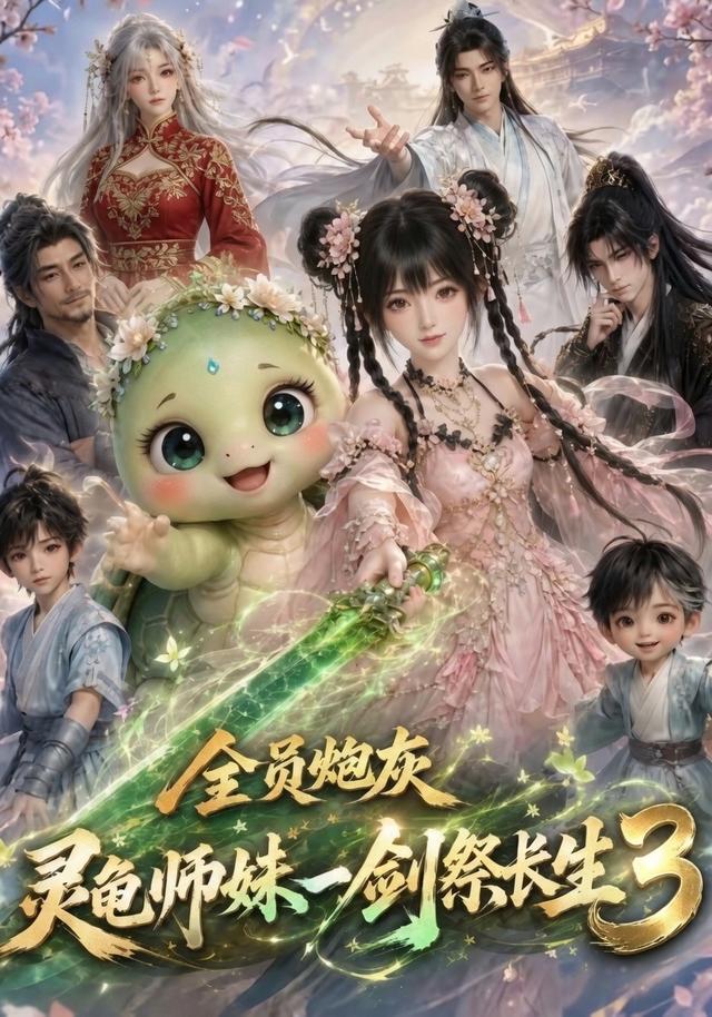 全員炮灰，靈龜師妹一劍祭長生第三季 短劇封面