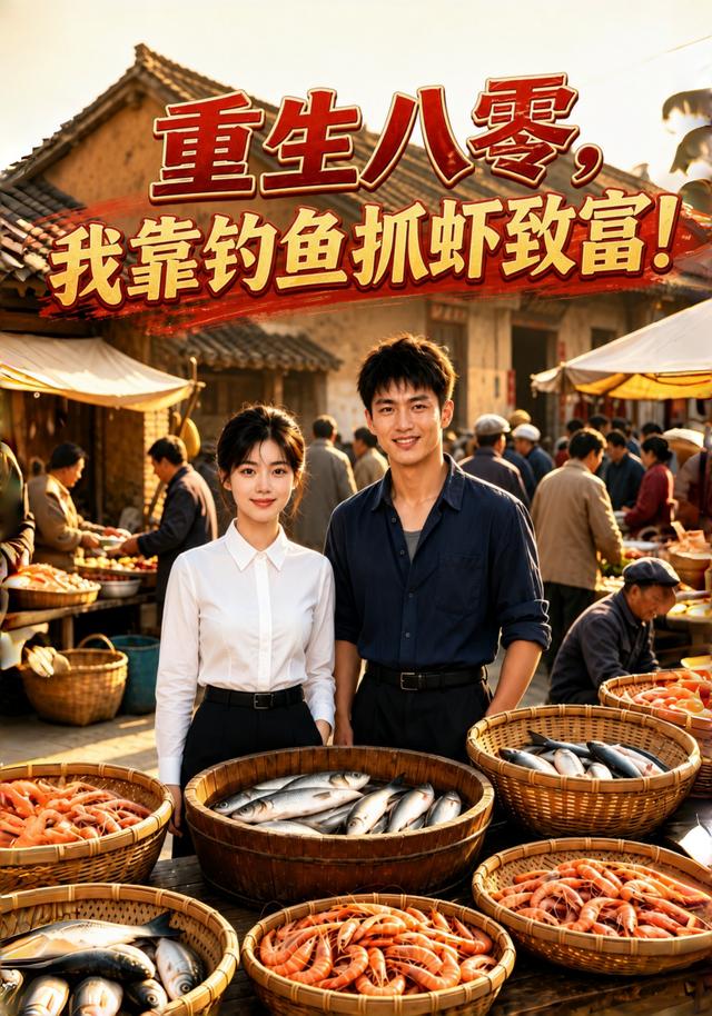 重生八零，我靠釣魚抓蝦致富！ 短劇封面