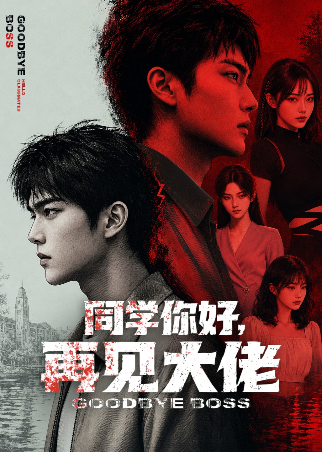 同學你好，再見大佬 短劇封面