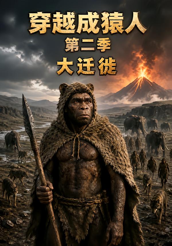 穿越成猿人第二季，大遷徙 短劇封面