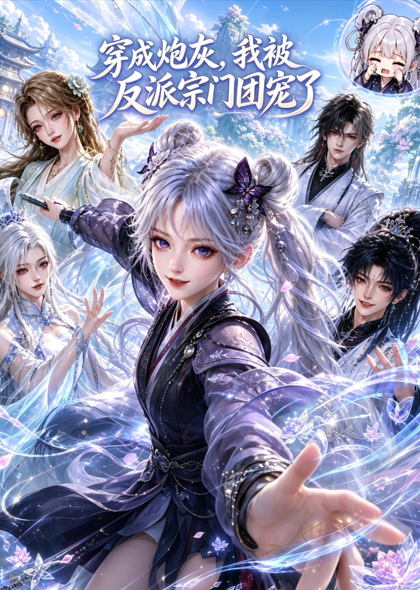 穿成炮灰，我被反派宗門團寵了 短劇封面