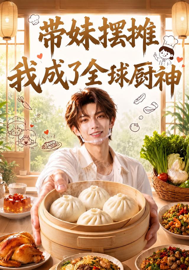 帶妹擺攤，我成了全球廚神 短劇封面
