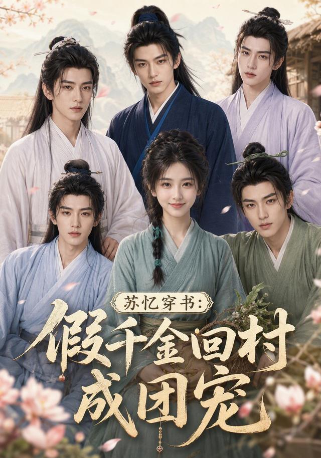蘇憶穿書：假千金回村成團寵 短劇封面