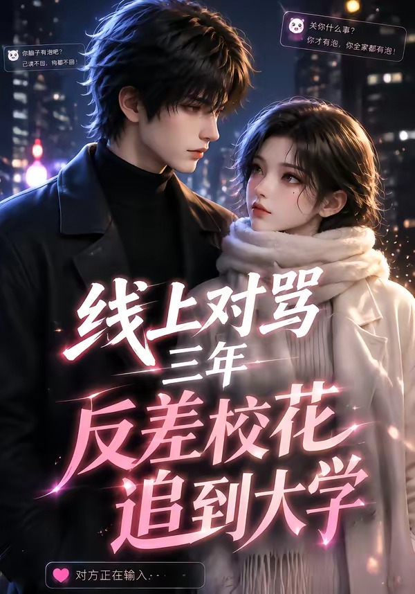 線上對罵三年，反差校花追到大學 短劇封面
