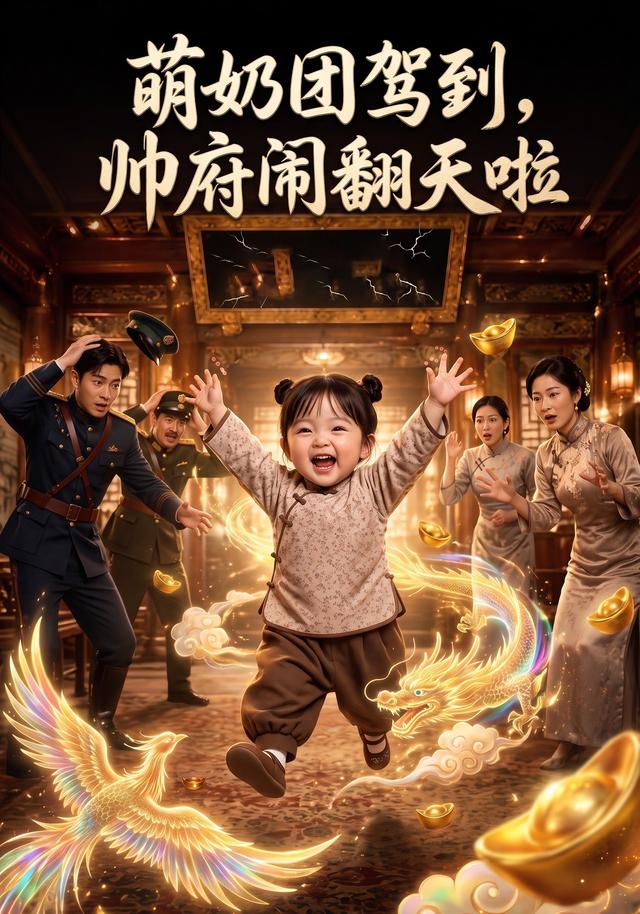 萌奶團駕到，帥府鬧翻天啦 短劇封面