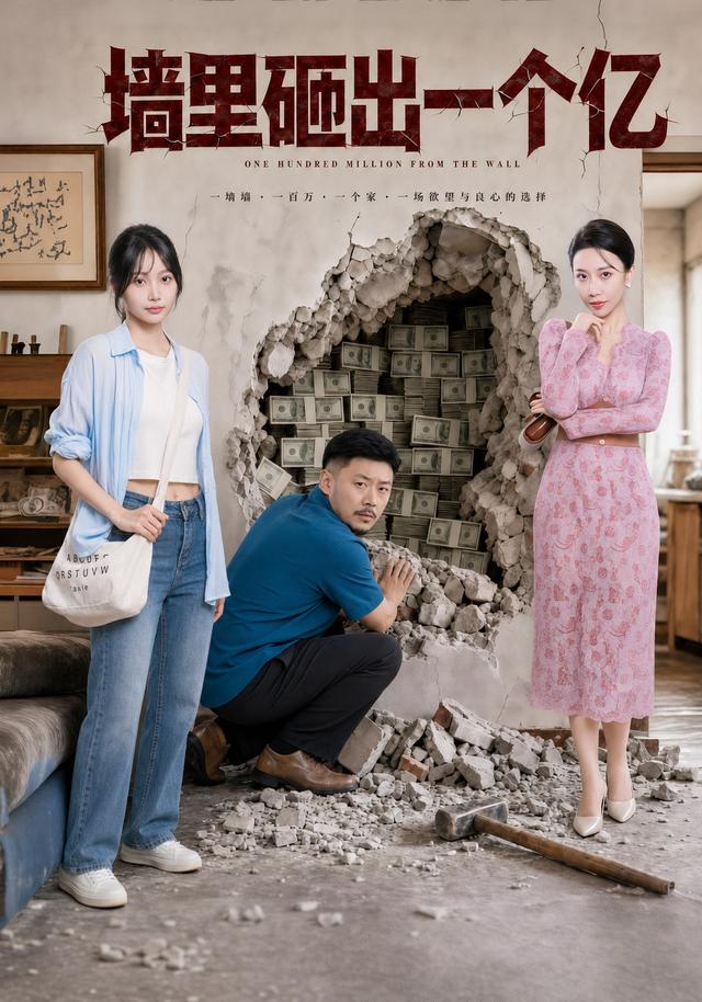 牆裡砸出一個億 短劇封面