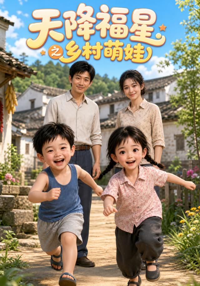 天降福星之鄉村萌娃 短劇封面