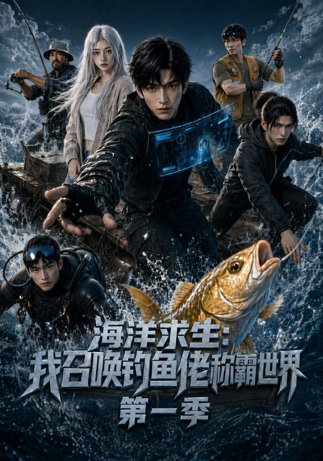 海洋求生：我召喚釣魚佬稱霸世界第一季 短劇封面