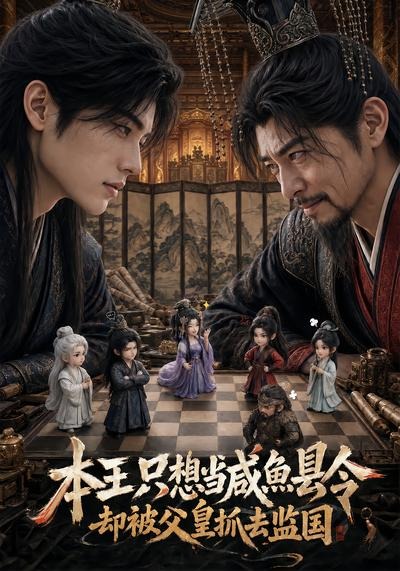 本王只想當咸魚縣令，卻被父皇抓去監國 短劇封面