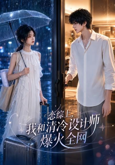 戀綜上，我和清冷設計師爆火全網 短劇封面