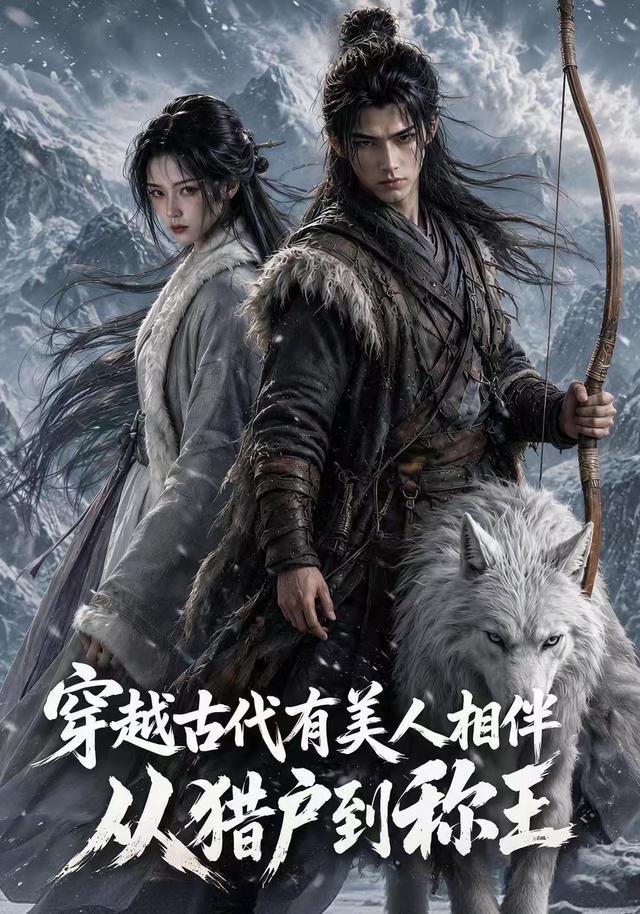 穿越古代有美人相伴，從獵戶到稱王 短劇封面