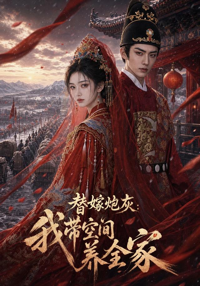 替嫁炮灰：我帶空間養全家 短劇封面