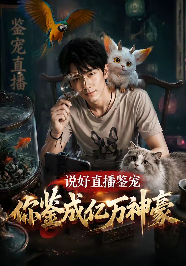 說好直播鑑寵，你鑑成億萬神豪 短劇封面