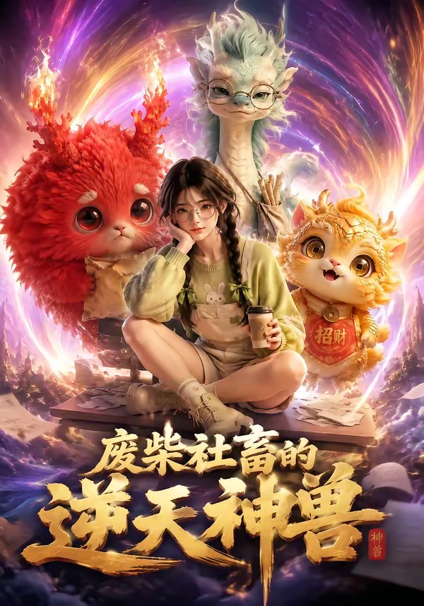 廢柴社畜的逆天神獸 短劇封面