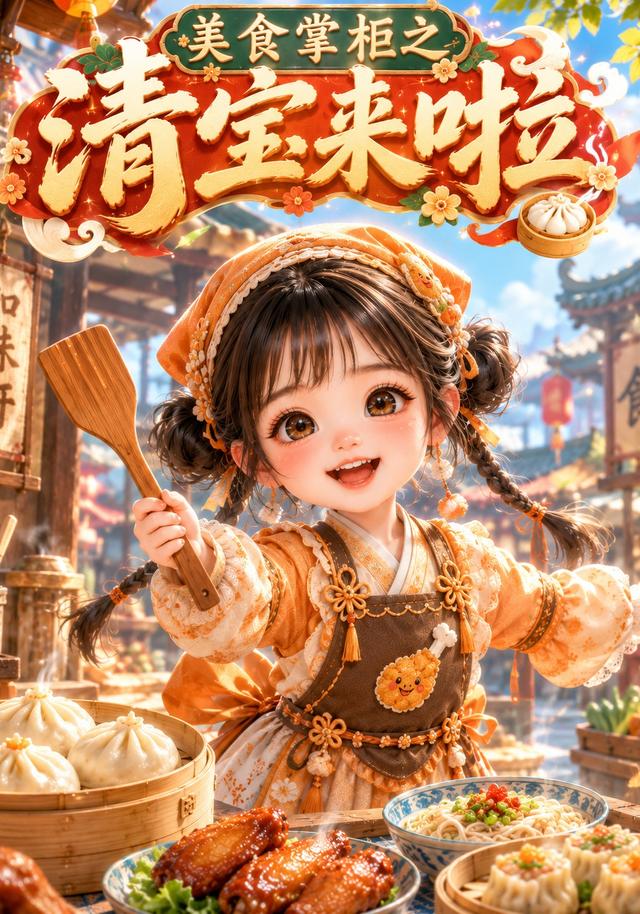 美食掌櫃之清寶來啦 短劇封面