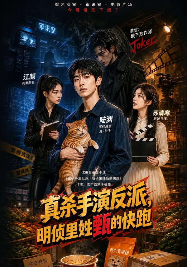 真殺手演反派，明偵裡姓甄的快跑 短劇封面