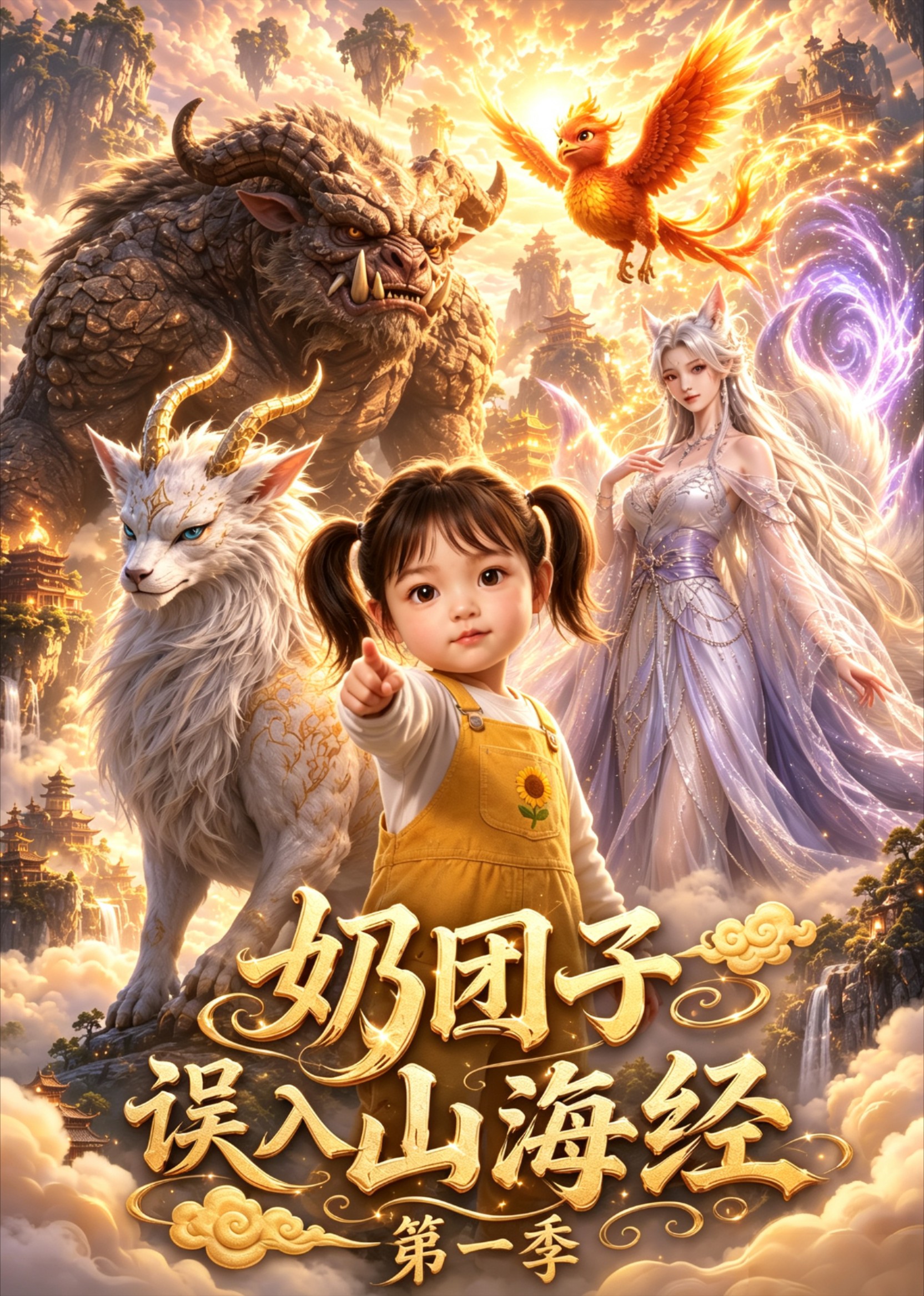 奶團子誤入山海經第一季 短劇封面