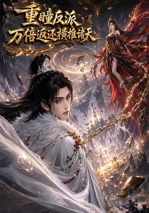 重瞳反派：萬倍返還橫推諸天 短劇封面