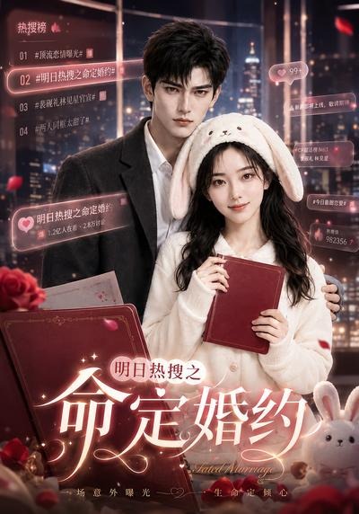明日熱搜之命定婚約 短劇封面