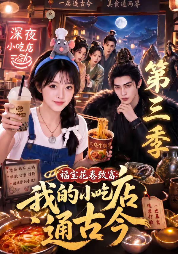 福寶花捲致富：我的小吃店通古今第三季 短劇封面