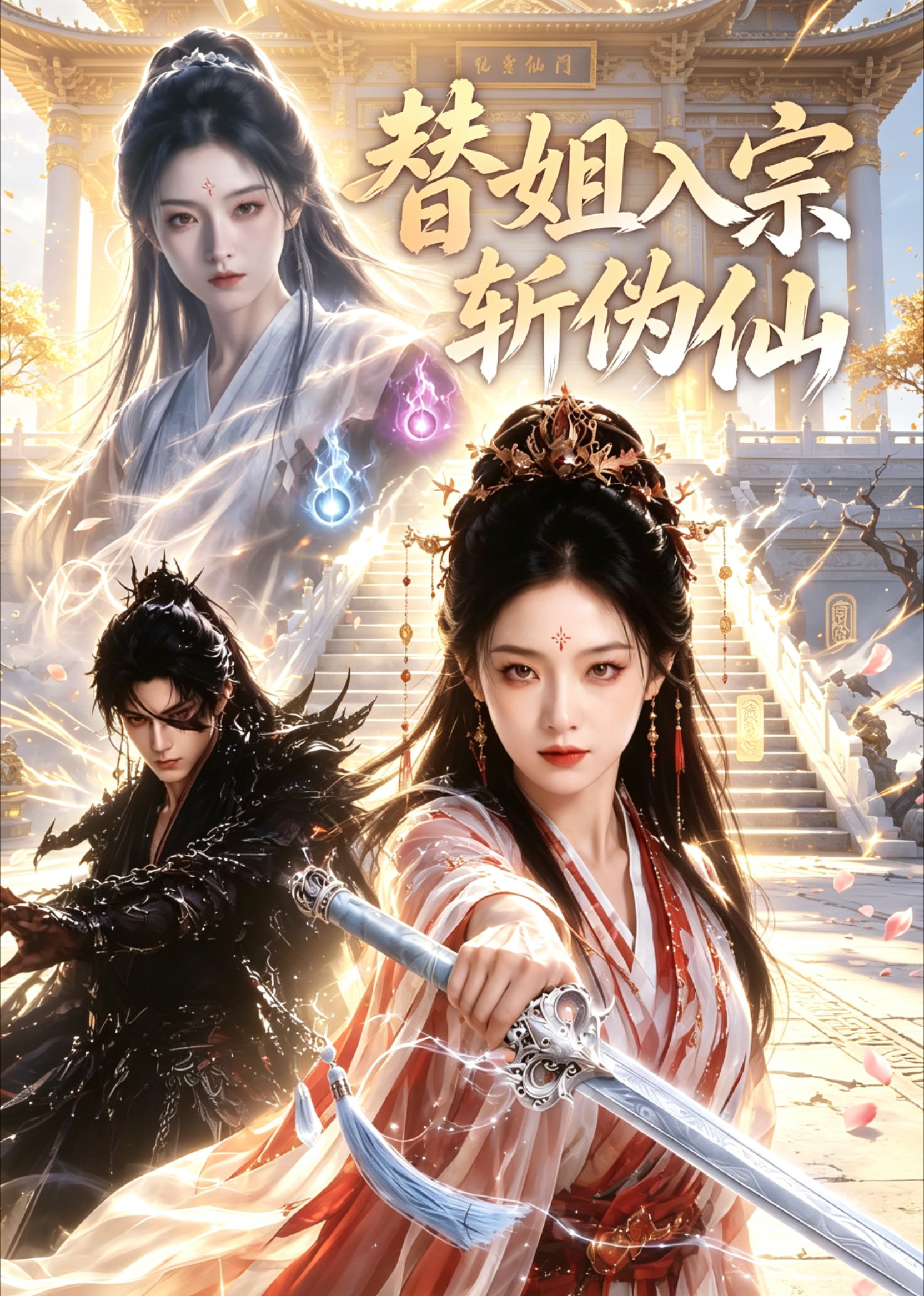 替姐入宗斬偽仙 短劇封面