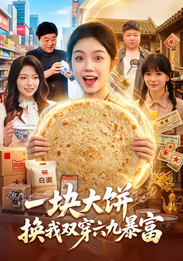 一塊大餅，換我雙穿六九暴富 短劇封面