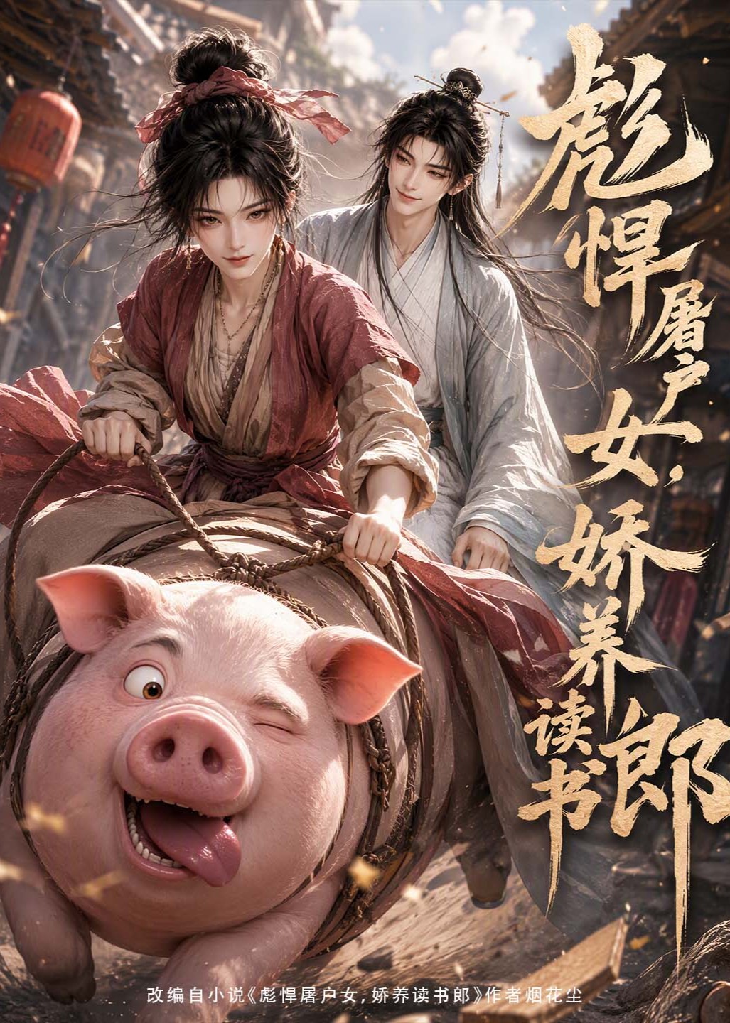 彪悍屠戶女，嬌養讀書郎 短劇封面