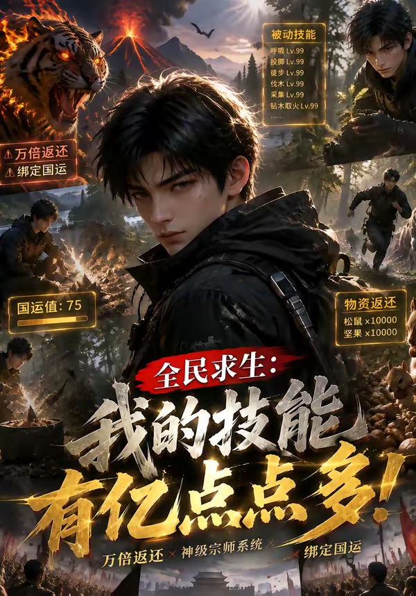 全民求生_我的技能有億點點多！ 短劇封面