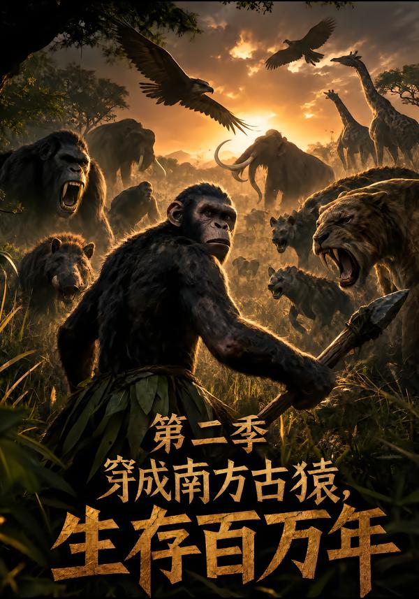 穿成南方古猿，生存百萬年！第二季 短劇封面