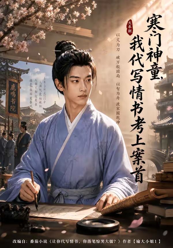寒門神童，我代寫情書考上案首 短劇封面