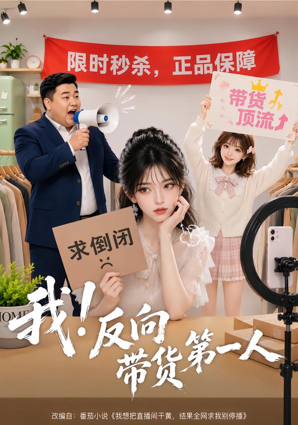 我！反向帶貨第一人 短劇封面