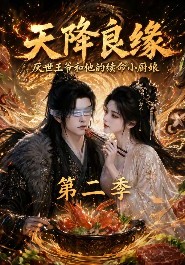 天降良緣：厭世王爺和他的續命小廚娘第二季 短劇封面