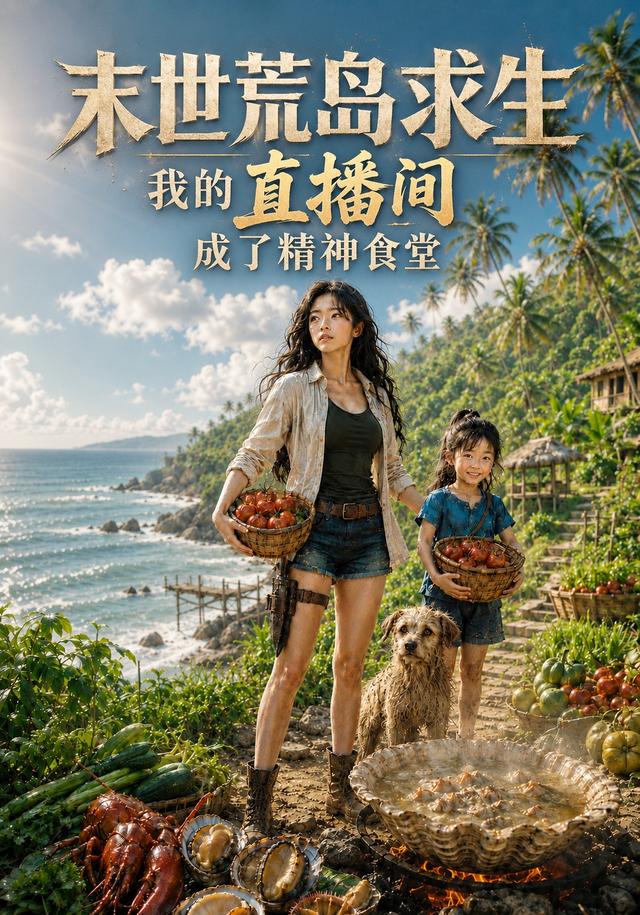 末世荒島求生_我的直播間成了精神食堂 短劇封面