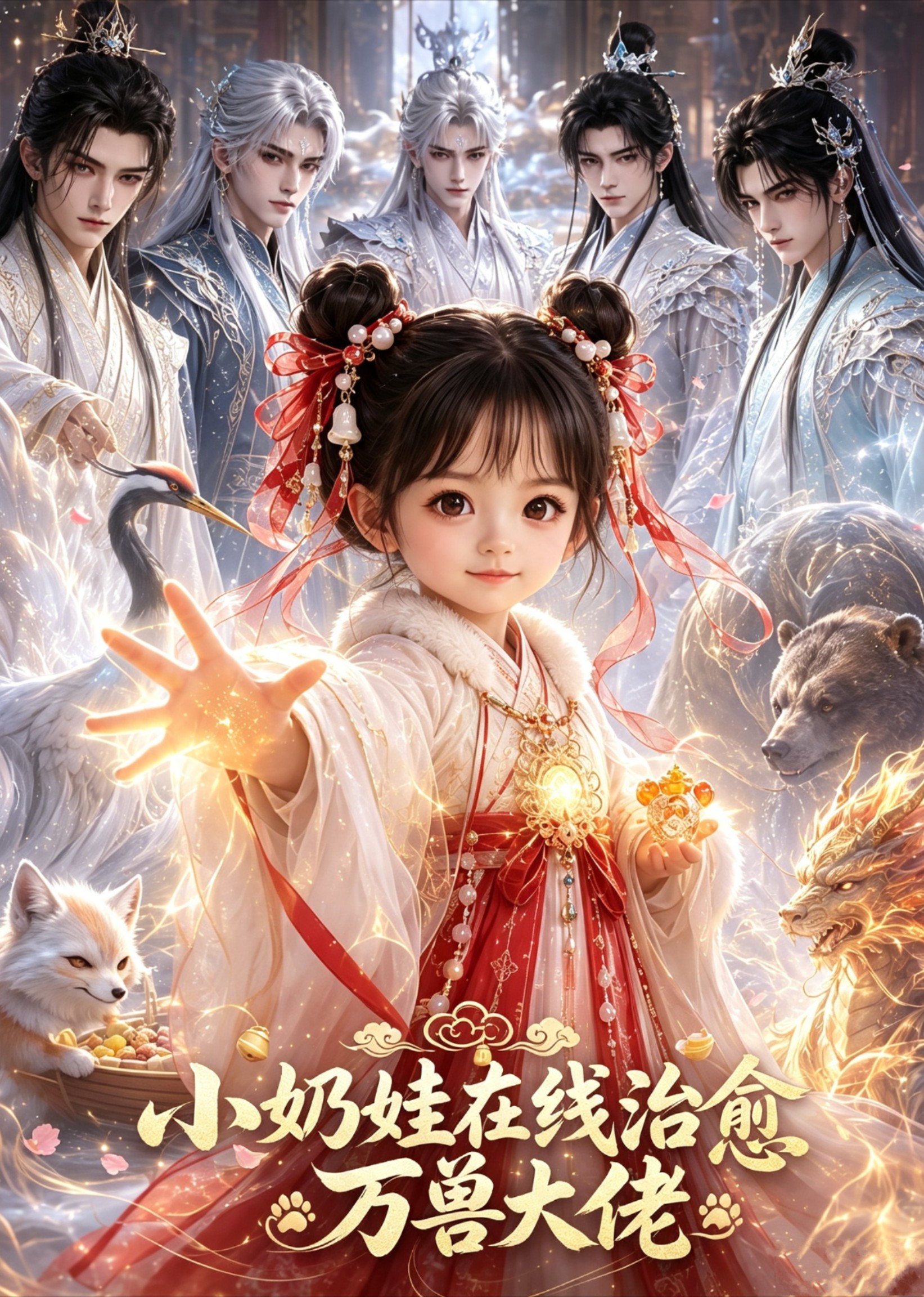 小奶娃在線治愈萬獸大佬 短劇封面