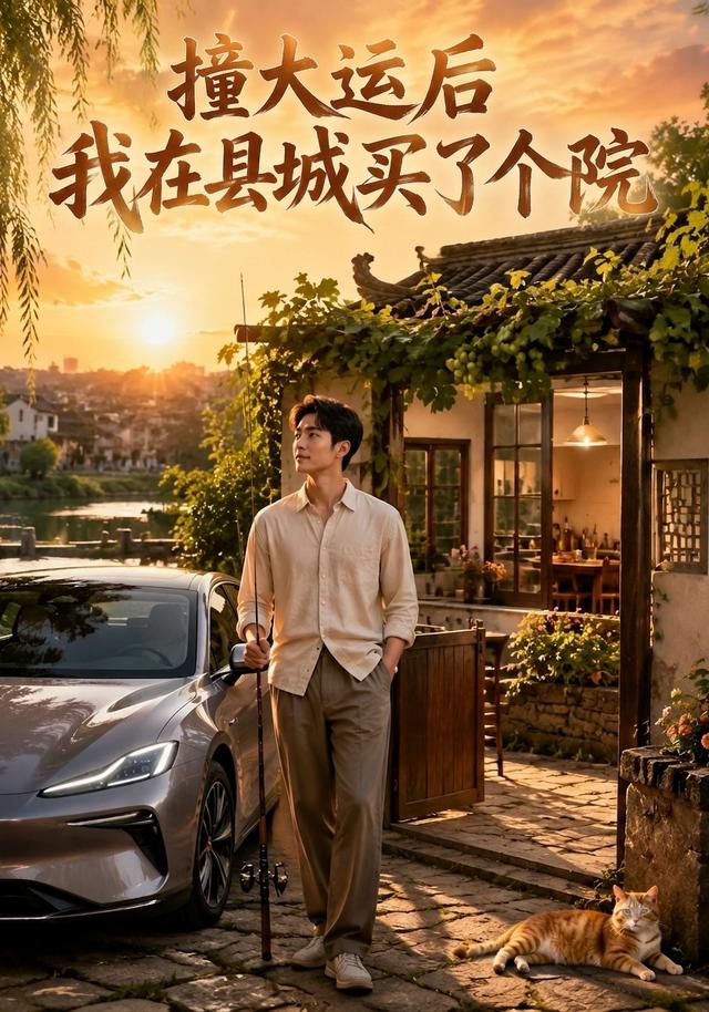 撞大運後我在縣城買了個院 短劇封面