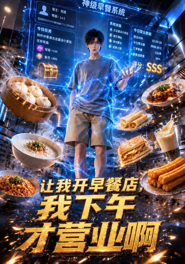 讓我開早餐店，我下午才營業啊 短劇封面