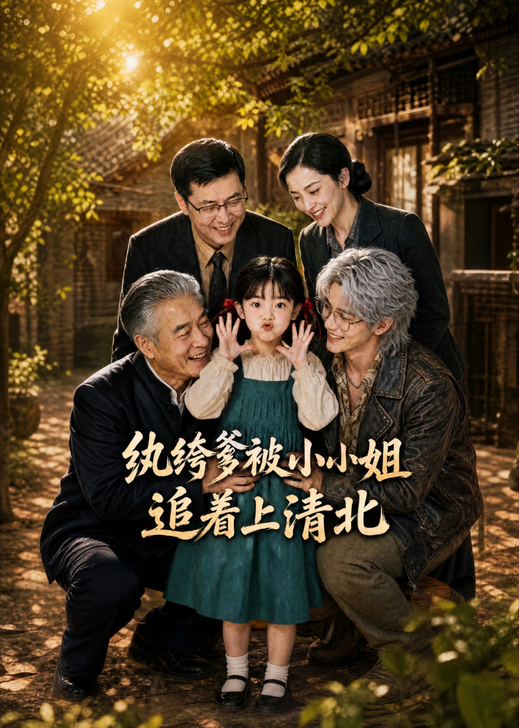 紈絝爹被小小姐追著上清北 短劇封面