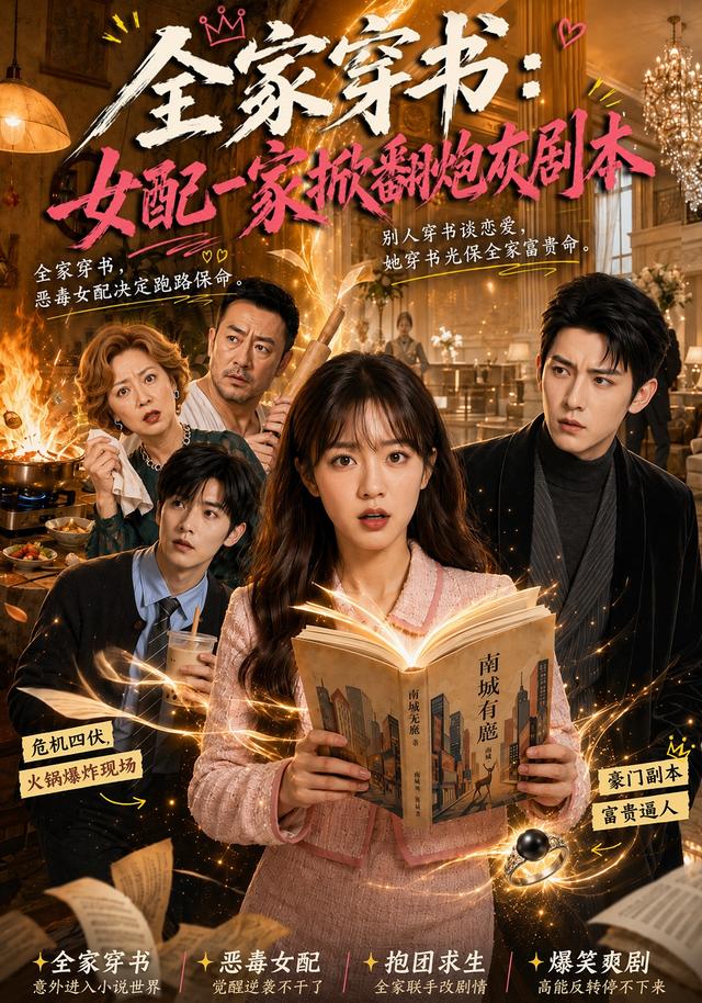 全家穿書：女配一家掀翻炮灰劇本 短劇封面
