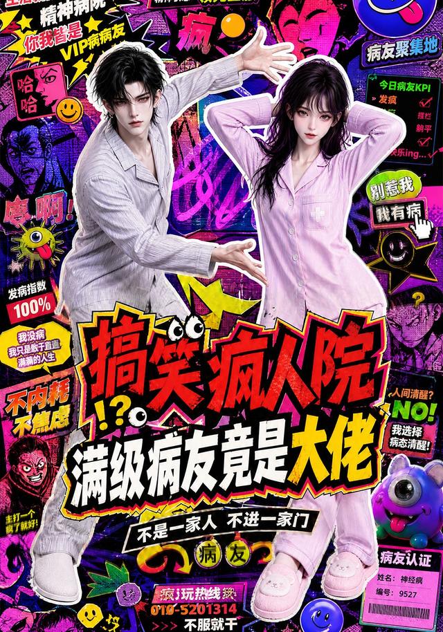 搞笑瘋人院：滿級病友竟是大佬 短劇封面