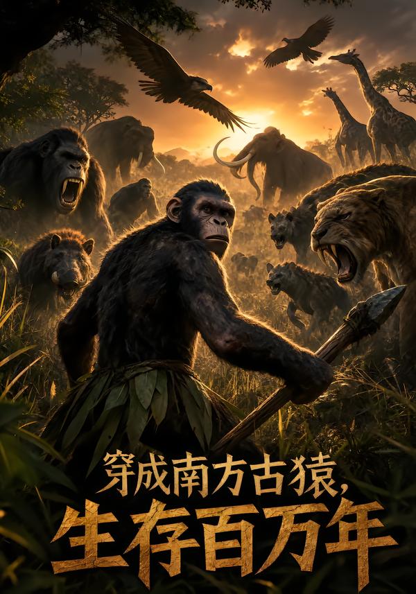 穿成南方古猿，生存百萬年！ 短劇封面