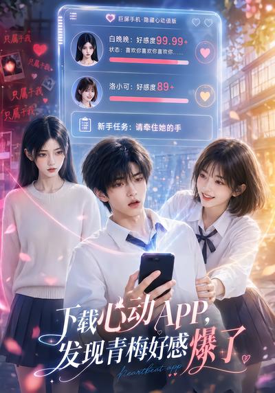 下載心動APP，發現青梅好感爆了 短劇封面