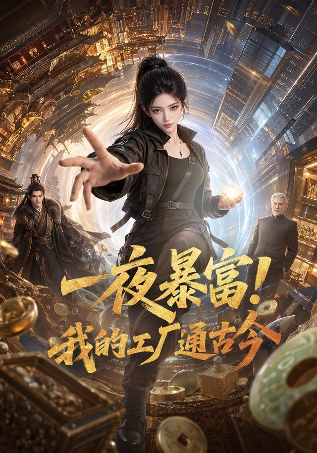 一夜暴富！我的工廠通古今 短劇封面