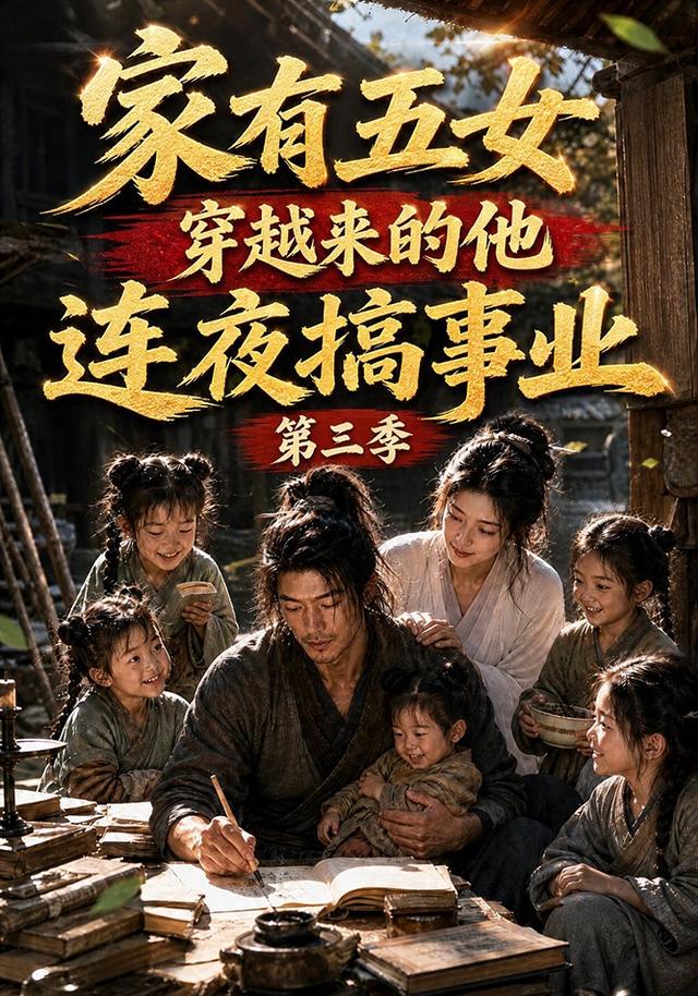 家有五女，穿越來的他連夜搞事業第三季 短劇封面