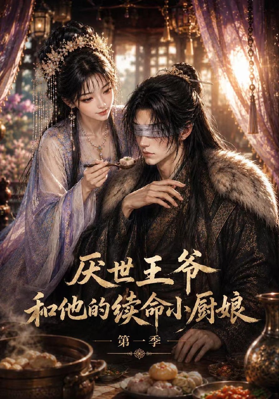 厭世王爺和他的續命小廚娘第一季 短劇封面