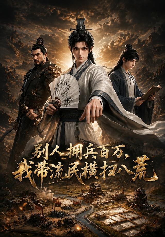 別人擁兵百萬，我帶流民橫掃八荒 短劇封面