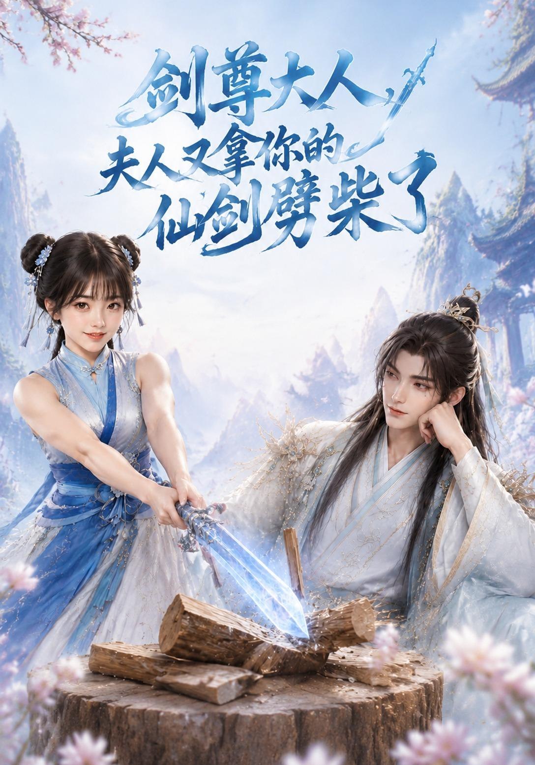 劍尊大人，夫人又拿你的仙劍劈柴了 短劇封面